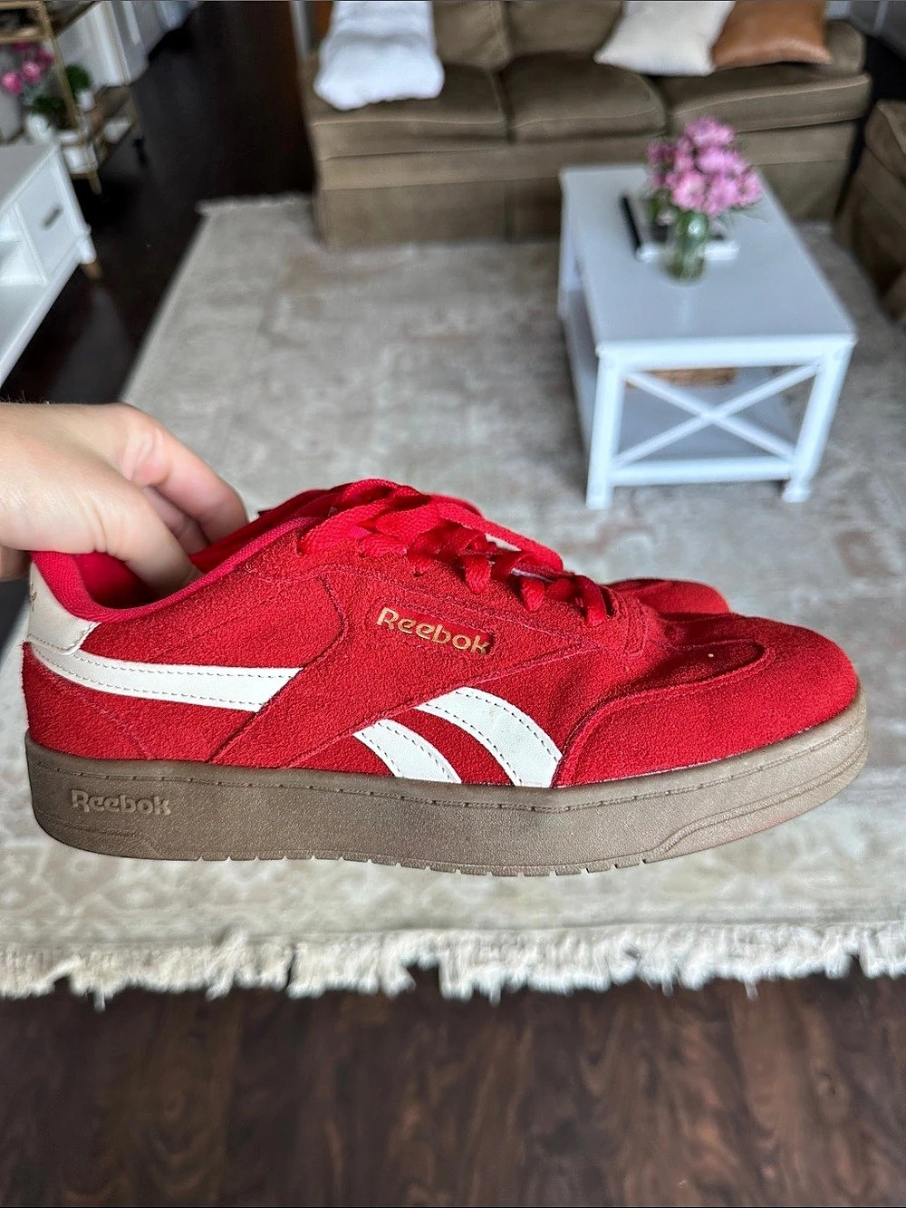 Reebok Red Sneakers